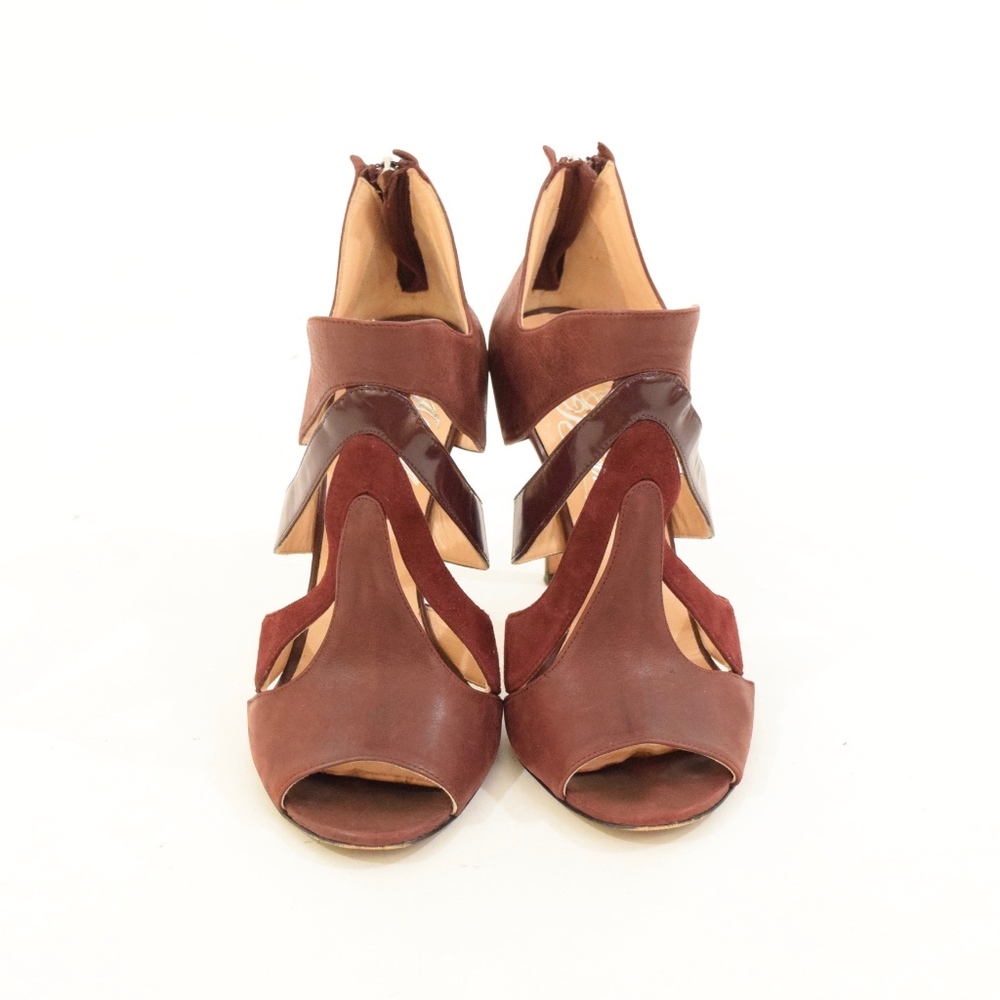 ❌SOLD❌Alejandro Ingelmo Suede Leather Cut-Out Pumps - Picture 4 of 8